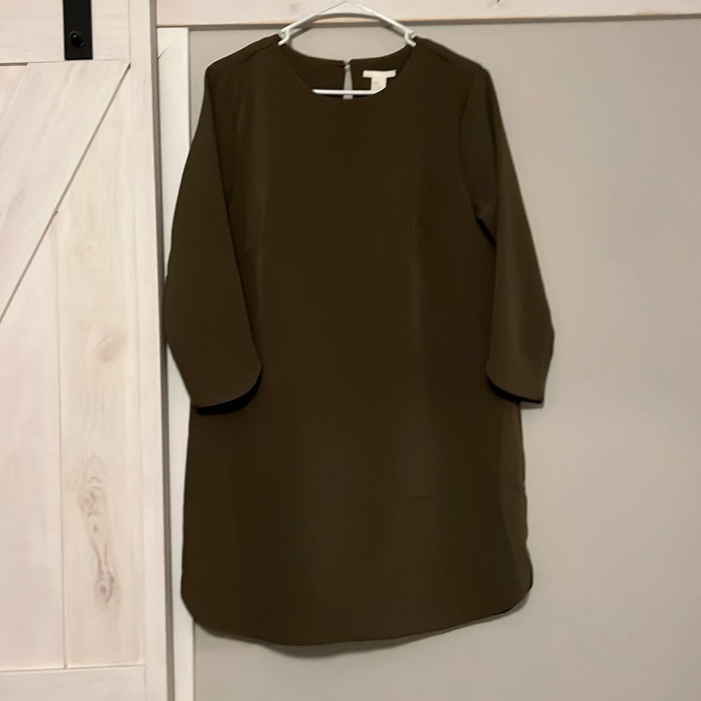 H&M 3/4 sleeve shift dress